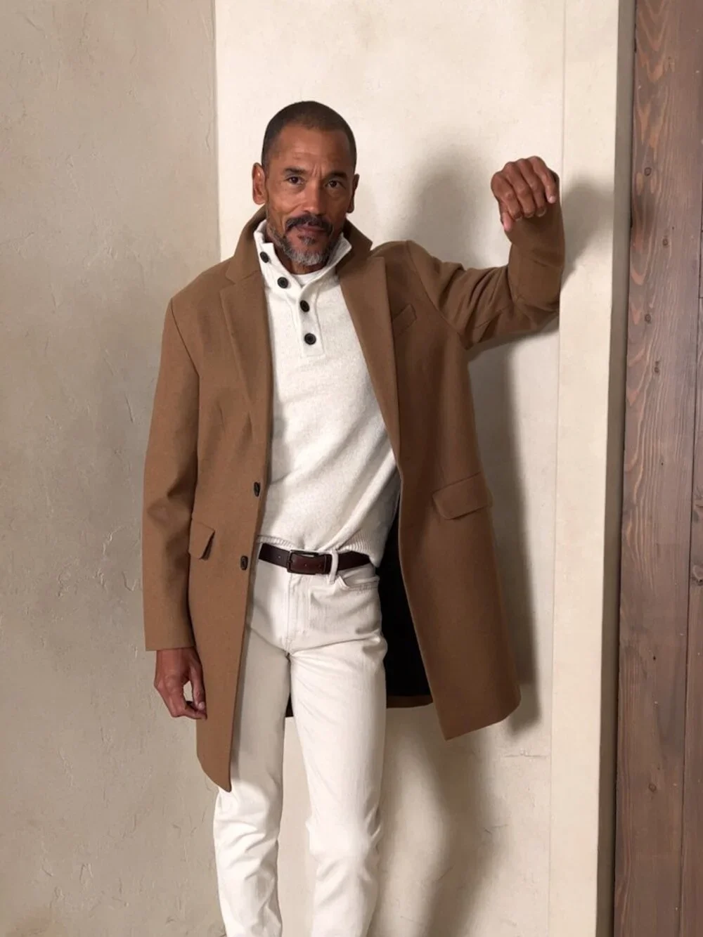 Banana Republic Wool Topcoat Camel Medium #A3770